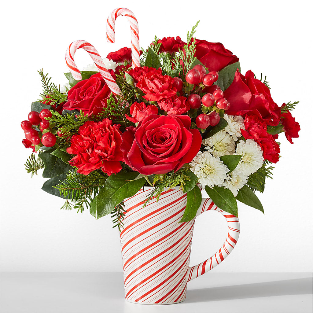 Peppermint Swirl Mug – A&L FLORAL, Hamilton NJ