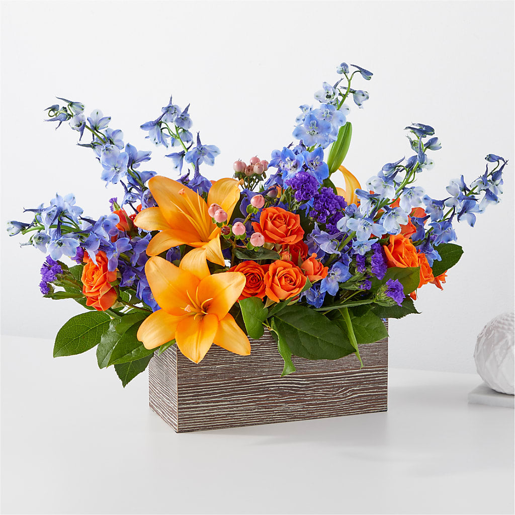 Radiant Citrus Box Bouquet – A&L FLORAL, Hamilton NJ