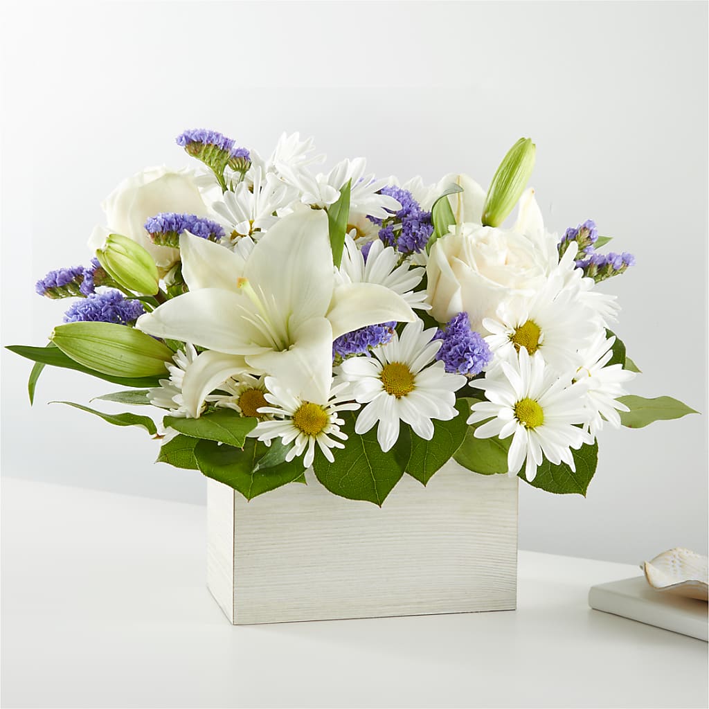 Beyond Blue Box Bouquet – A&L FLORAL, Hamilton NJ