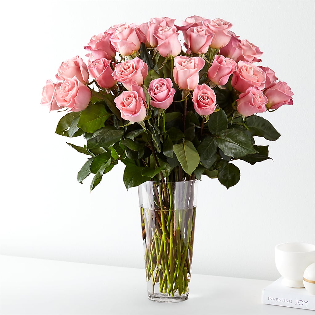 Long Stem Pink Rose Bouquet – A&L FLORAL, Hamilton NJ
