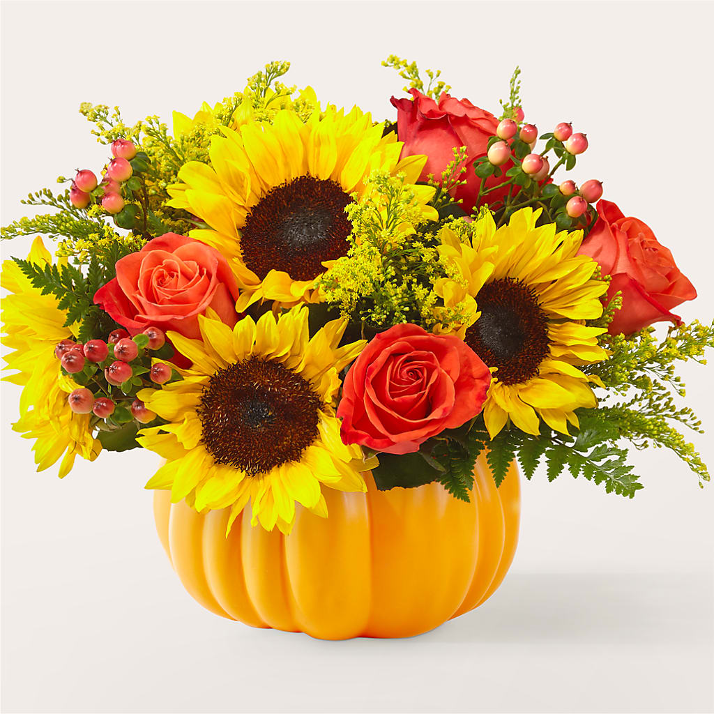 Pick of the Patch Pumpkin Bouquet – A&L FLORAL, Hamilton NJ