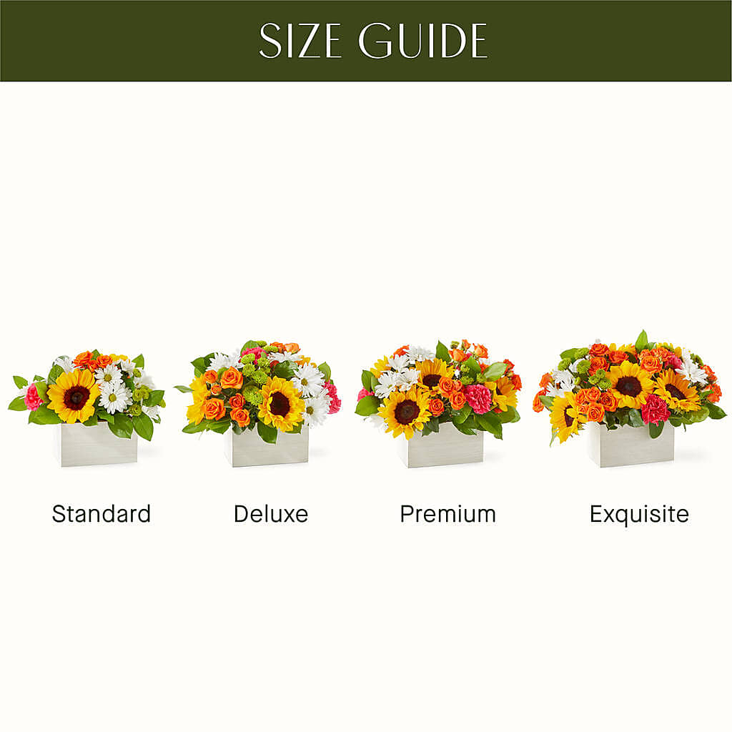 Sun-drenched Blooms Box Bouquet – A&L FLORAL, Hamilton NJ