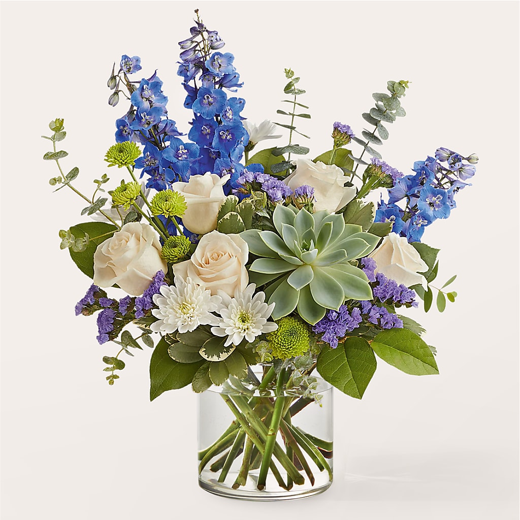 Cerulean Waves Bouquet – A&L FLORAL, Hamilton NJ