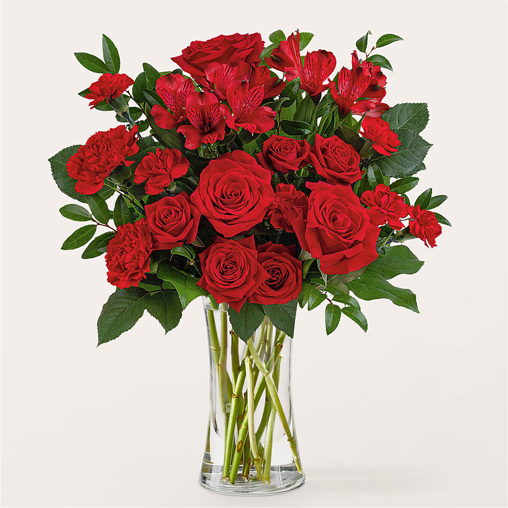Brilliant Ruby Bouquet – A&L FLORAL, Hamilton NJ