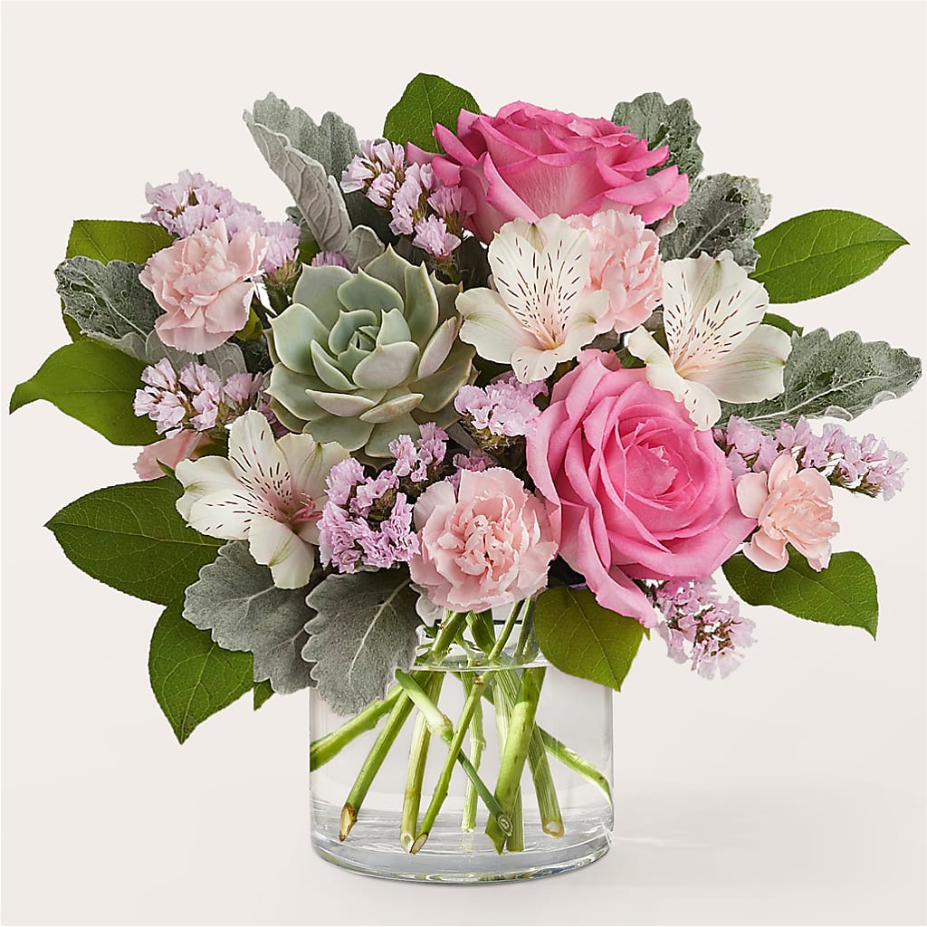 Dusty Rose Bouquet – A&L FLORAL, Hamilton NJ