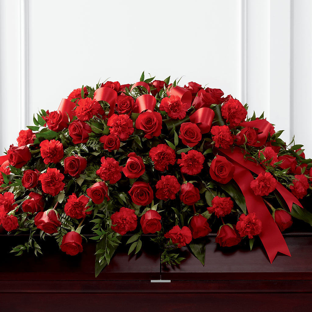 Tribute of Life Casket Spray – A&L FLORAL, Hamilton NJ