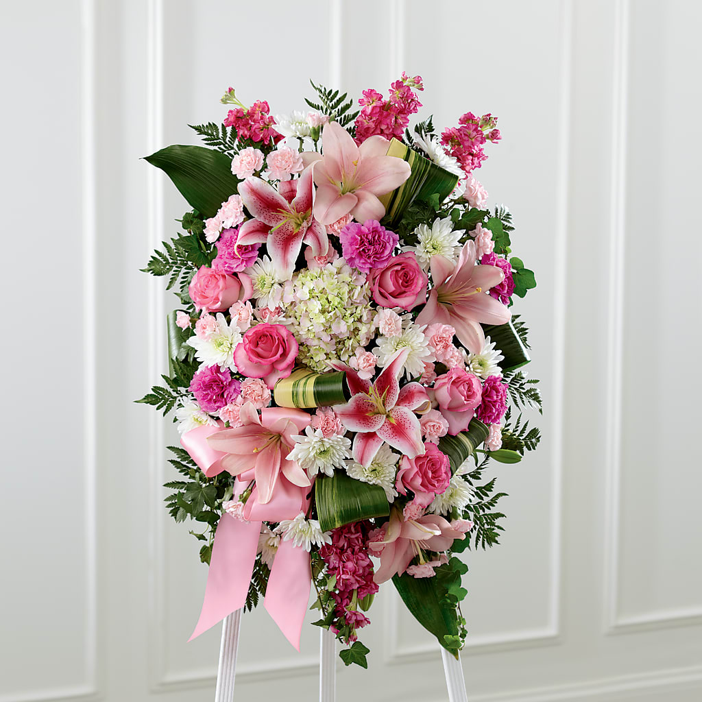 Comforting Standing Spray – A&L FLORAL, Hamilton NJ