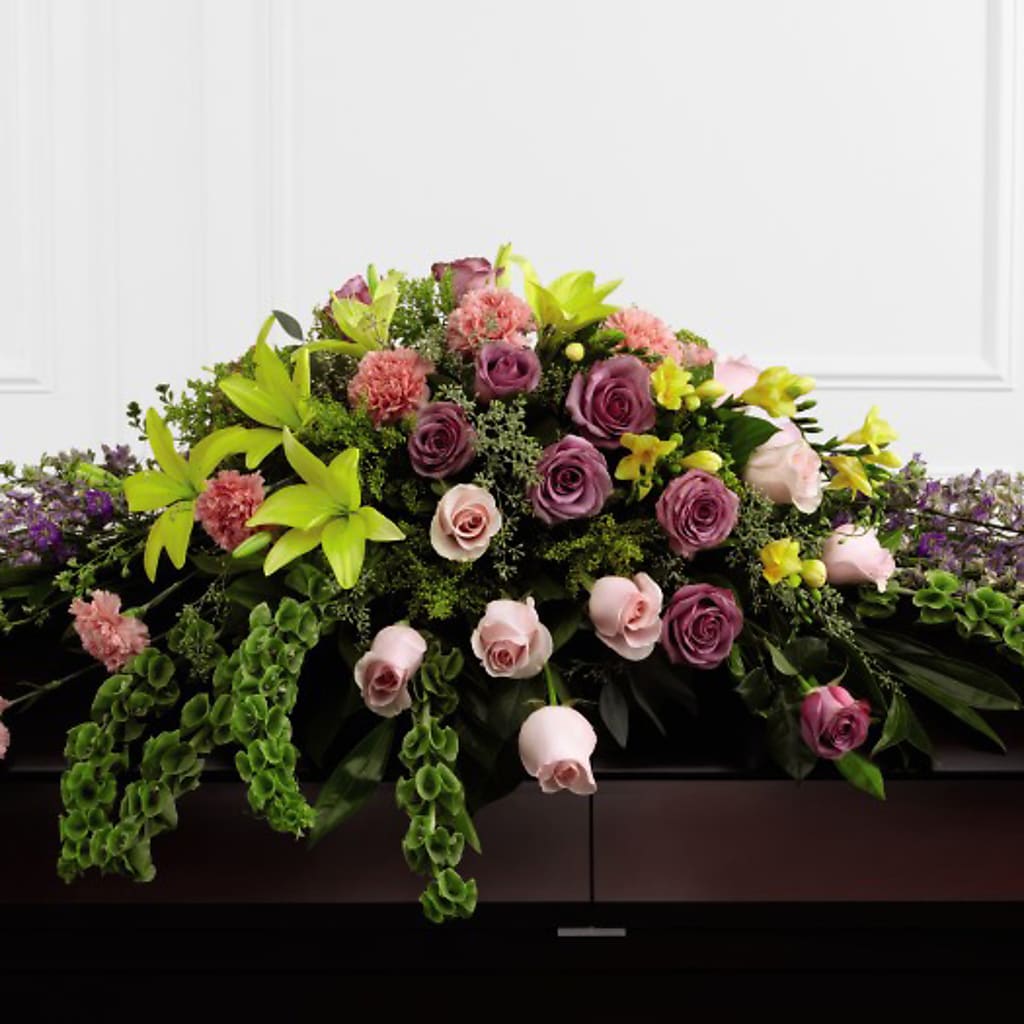 Forever Beloved Casket Spray – A&L FLORAL, Hamilton NJ