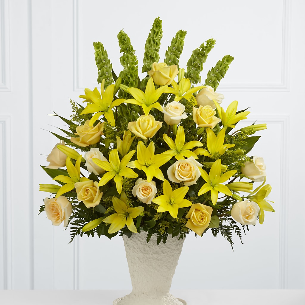 Golden Memories Arrangement – A&L FLORAL, Hamilton NJ
