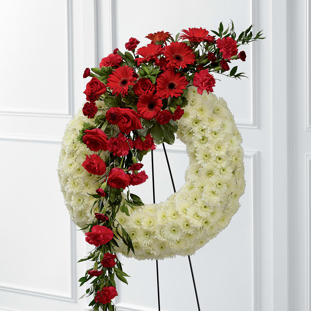 Graceful Tribute Wreath – A&L FLORAL, Hamilton NJ