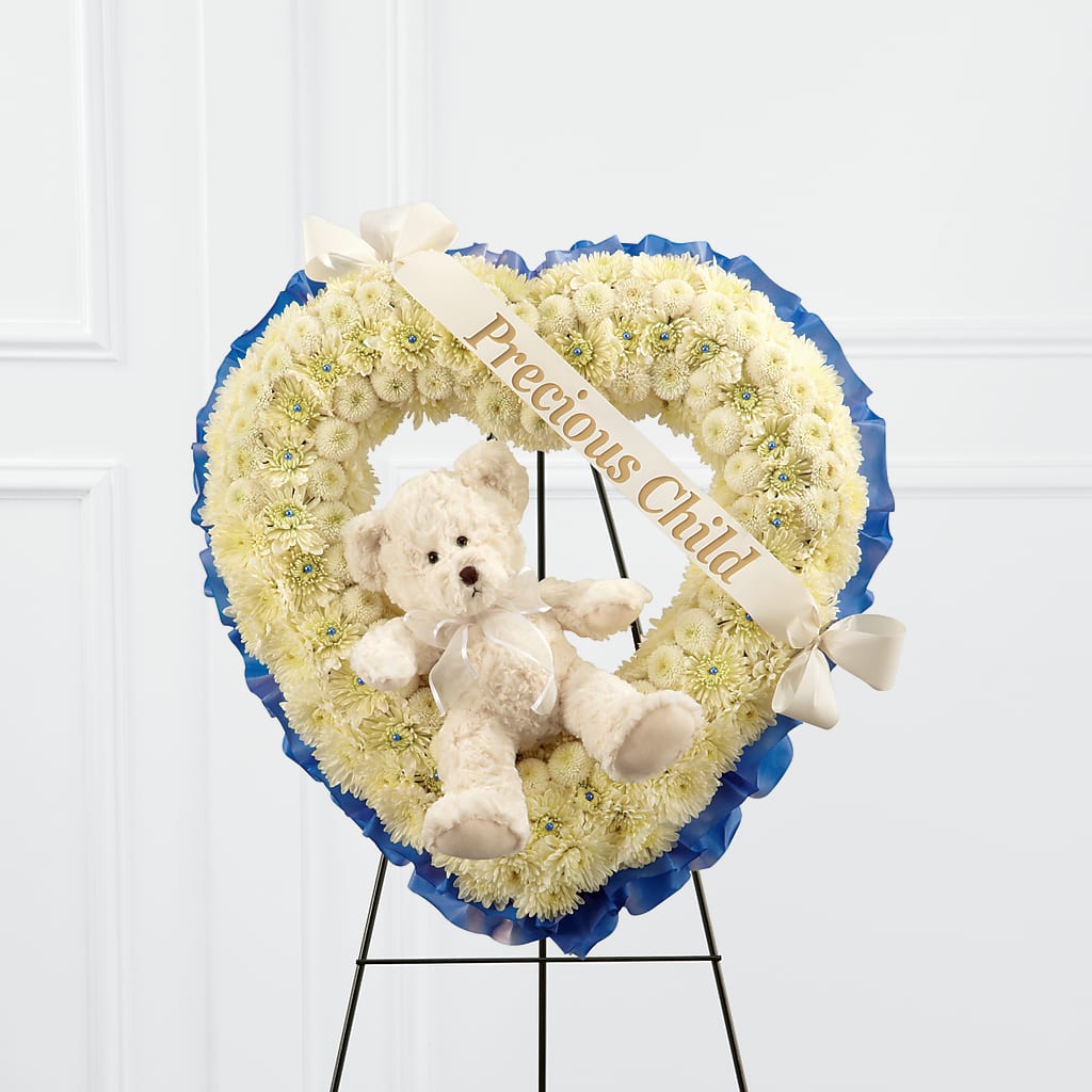 Precious Child Standing Heart – A&L FLORAL, Hamilton NJ