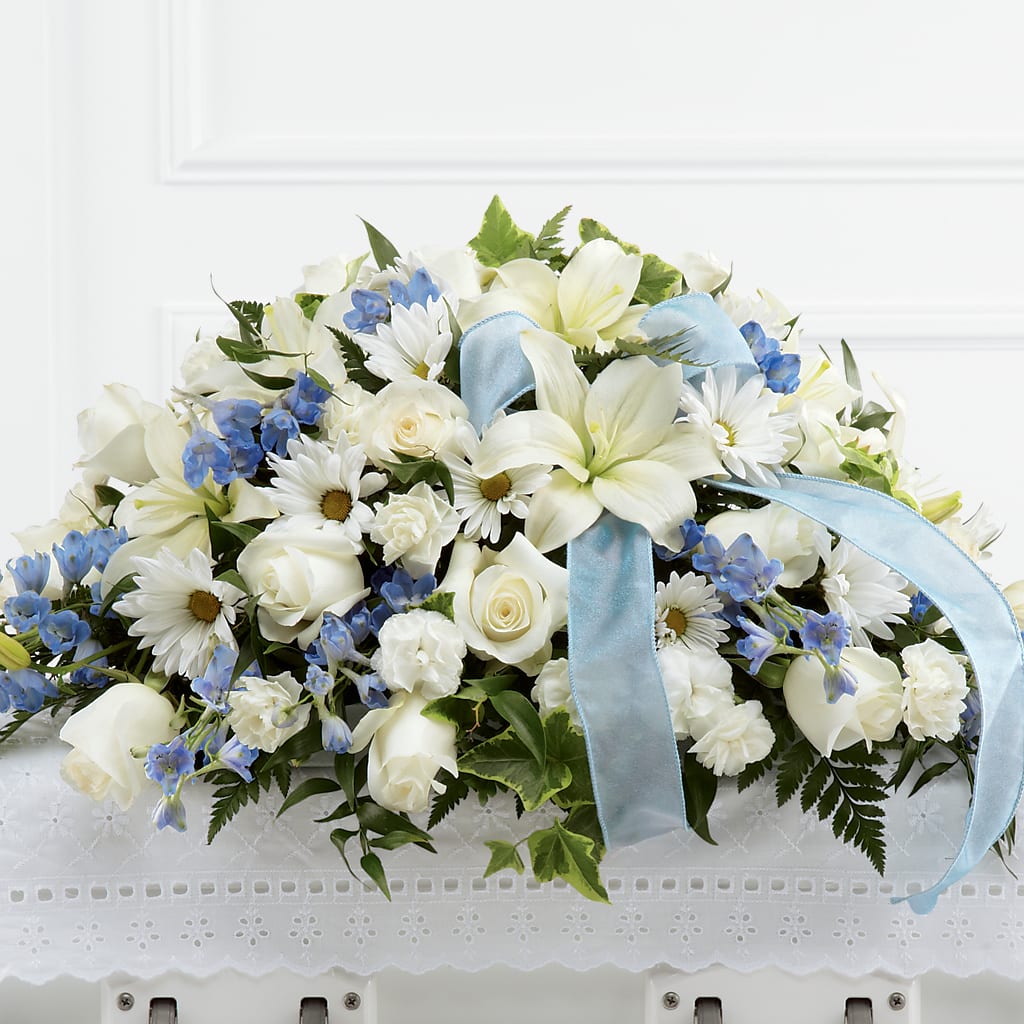 Tender Treasure Casket Spray – A&L FLORAL, Hamilton NJ
