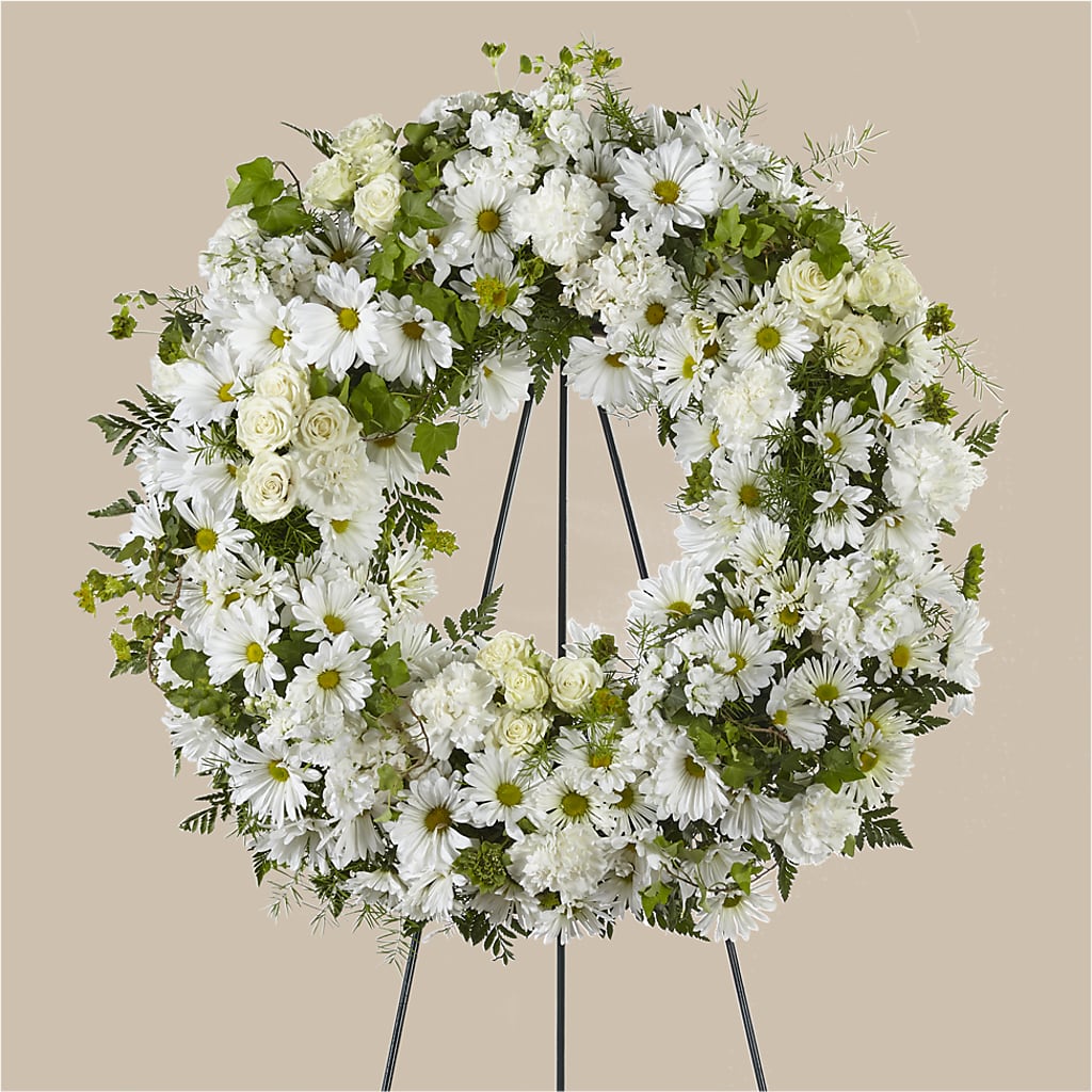 Faithful Wishes Wreath – A&L FLORAL, Hamilton NJ