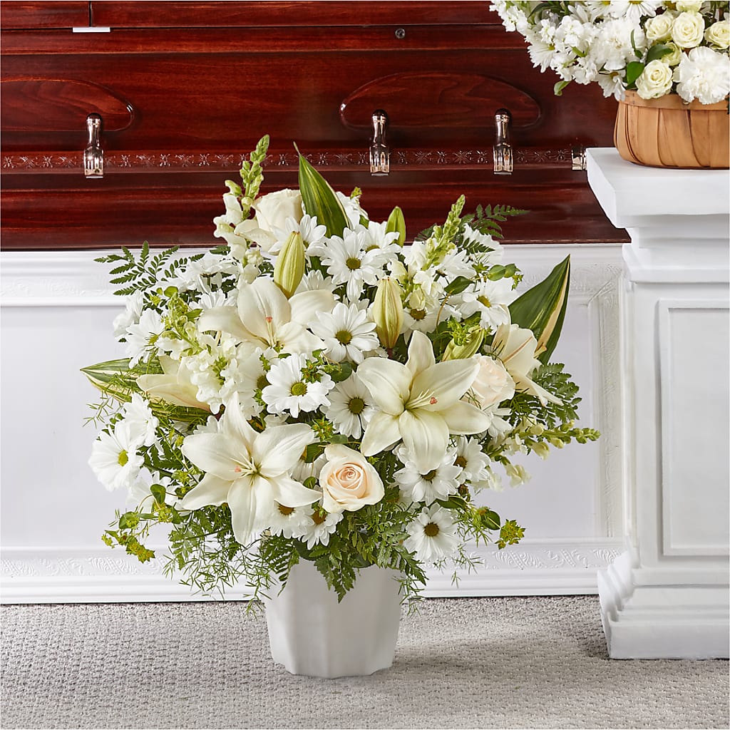 Thoughts of Tranquility Floor Basket – A&L FLORAL, Hamilton NJ