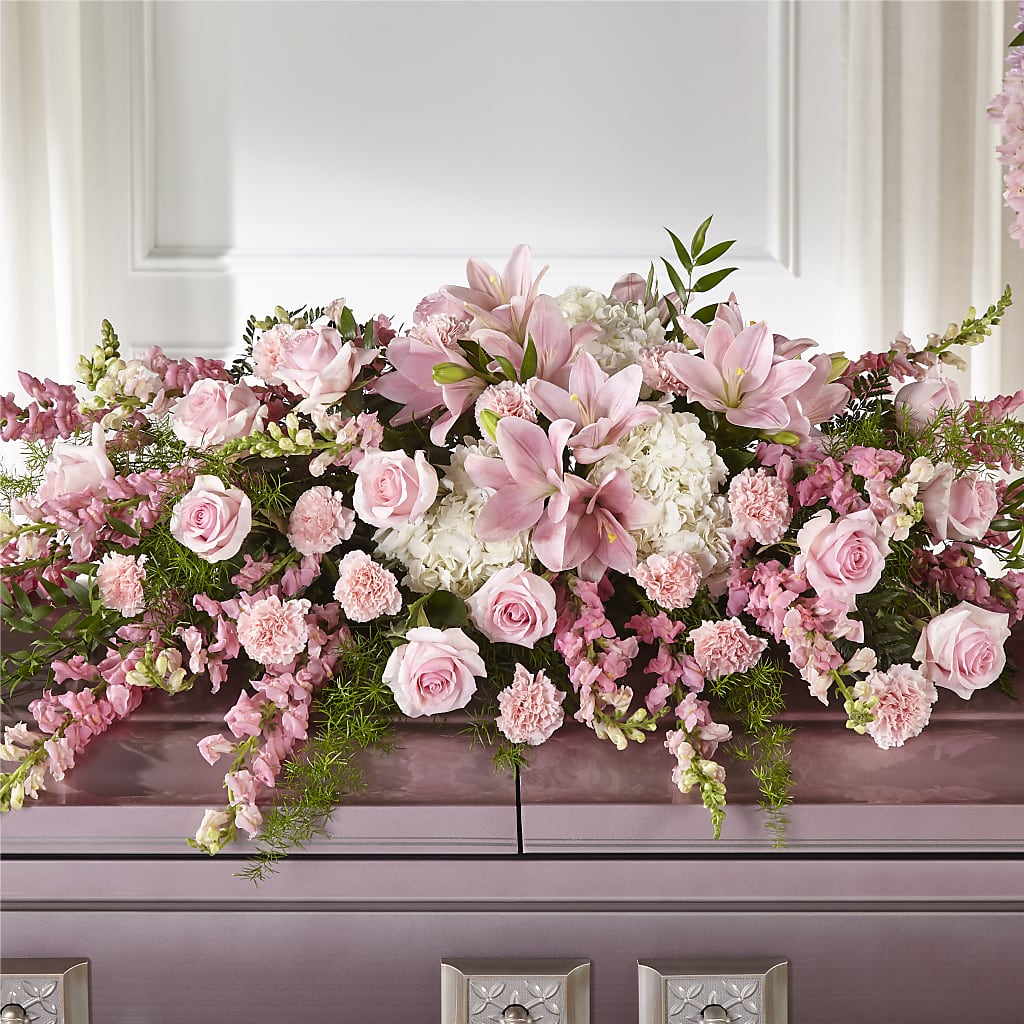 Life & Remembrance Casket Spray – A&L FLORAL, Hamilton NJ