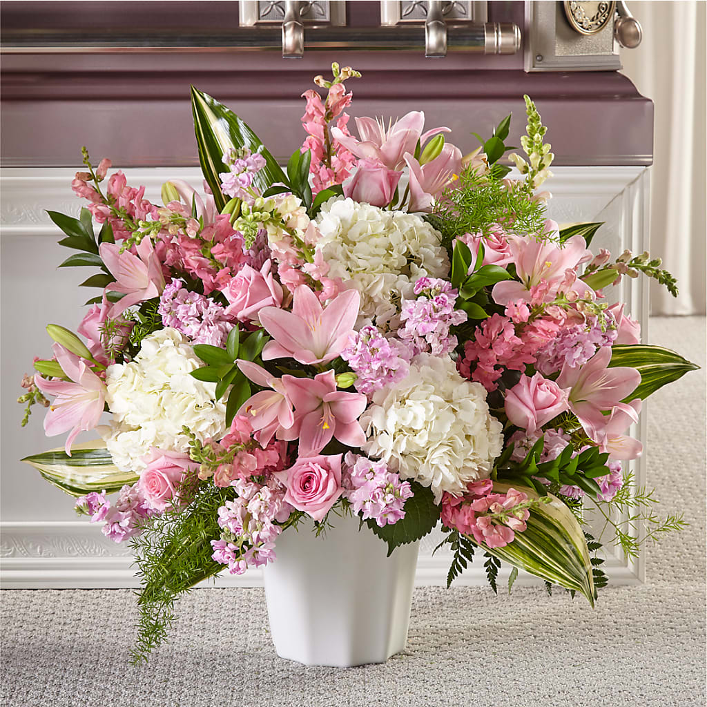 Simply Serene Floor Basket – A&L FLORAL, Hamilton NJ