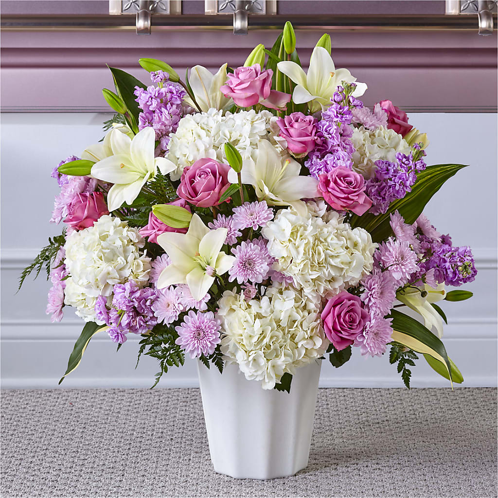 Heaven Sent Floor Basket – A&L FLORAL, Hamilton NJ