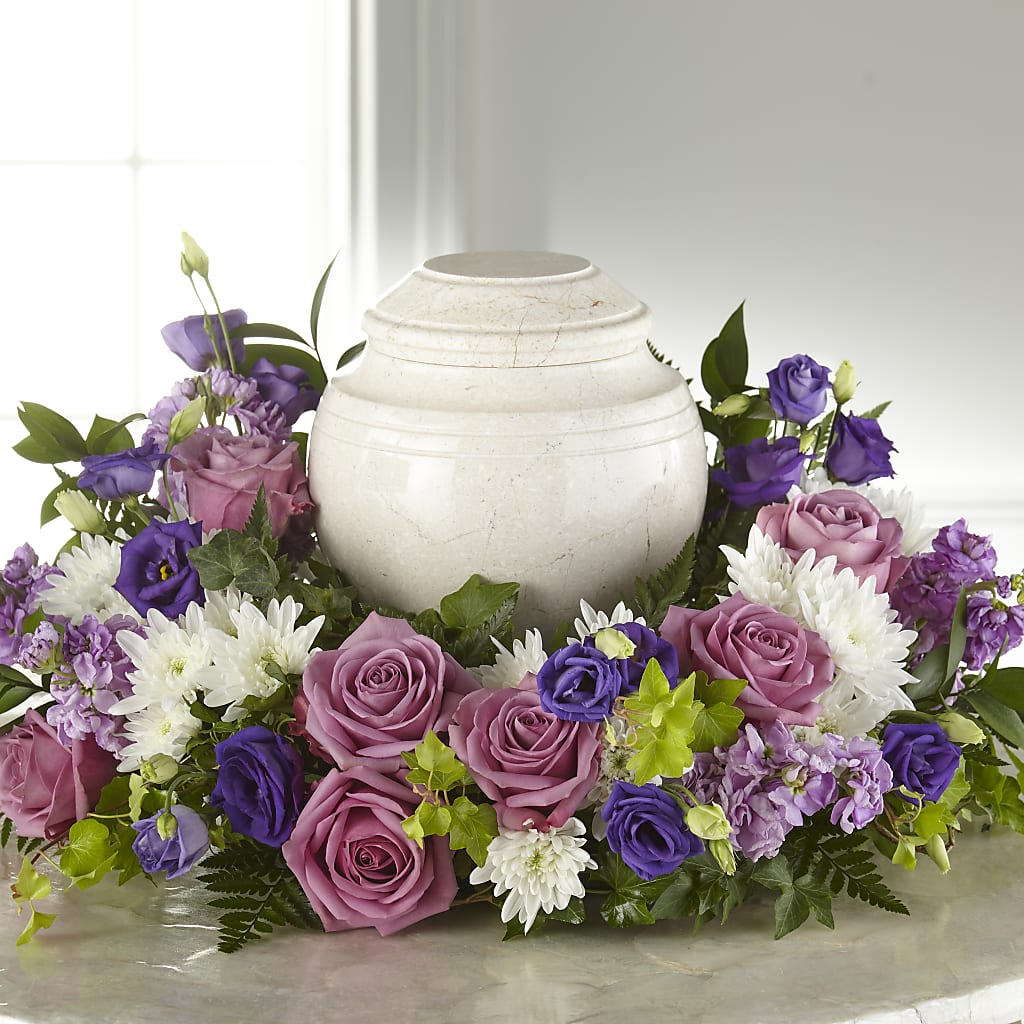Blooming Sympathy Cremation Adornment – A&L FLORAL, Hamilton NJ
