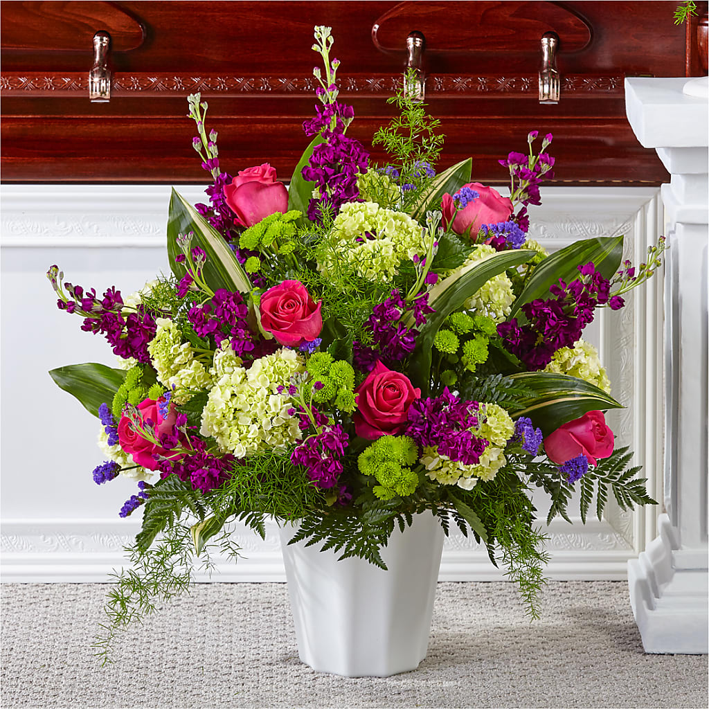 Beautiful Horizons Floor Basket – A&L FLORAL, Hamilton NJ
