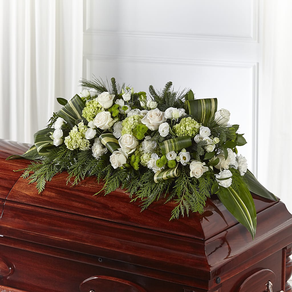Hopeful Gesture Casket Spray – A&L FLORAL, Hamilton NJ
