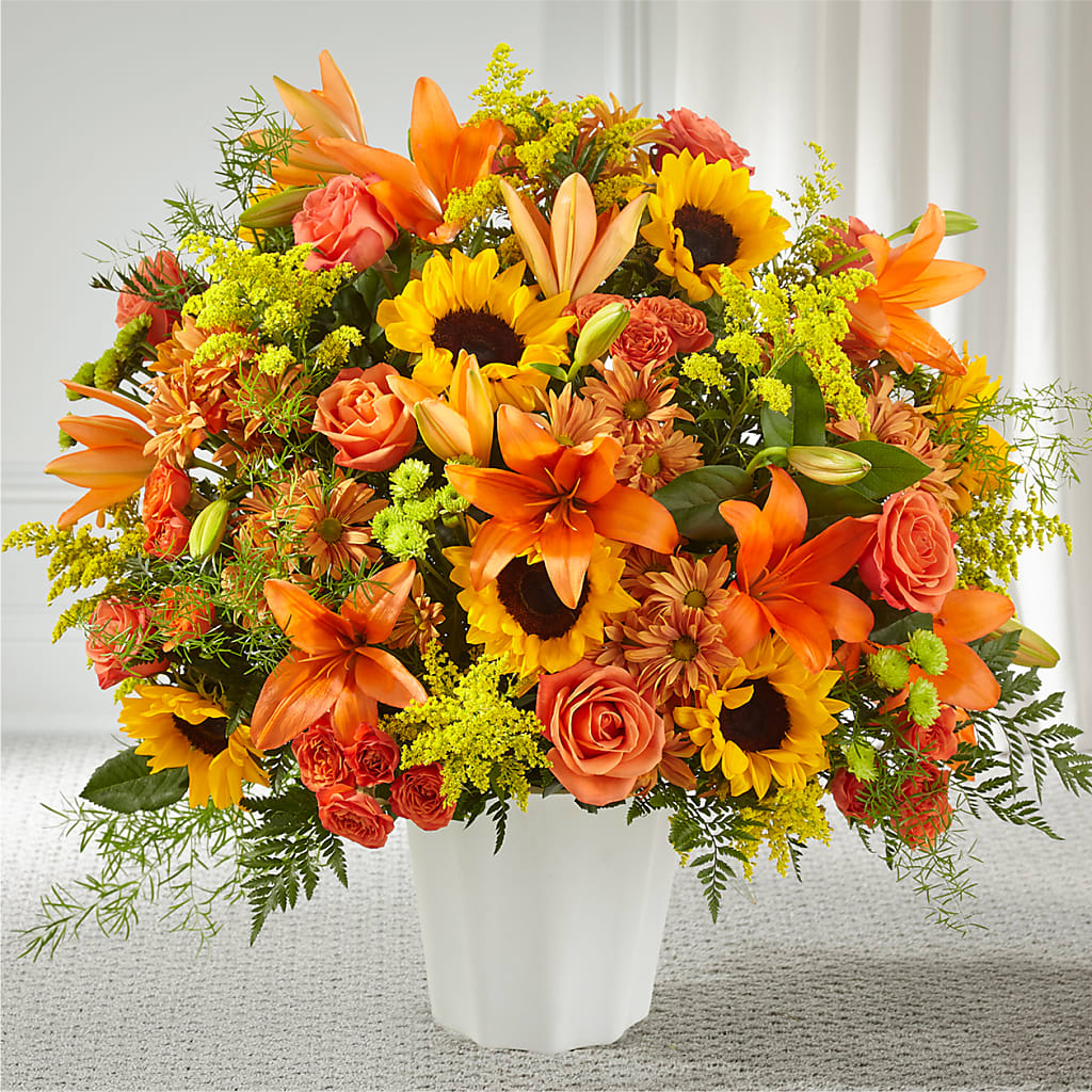 Harvest Thoughts Floor Basket – A&L FLORAL, Hamilton NJ