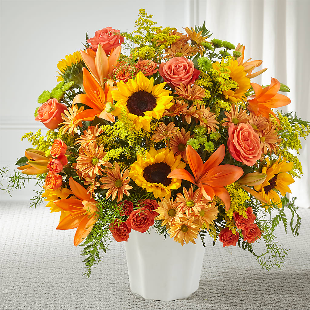 Harvest Thoughts Floor Basket – A&L FLORAL, Hamilton NJ