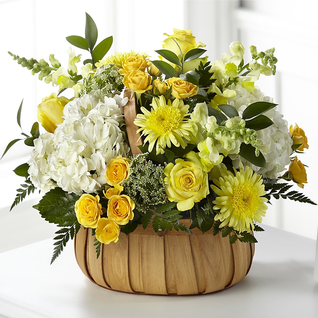 Rustic Remembrance Basket – A&L FLORAL, Hamilton NJ