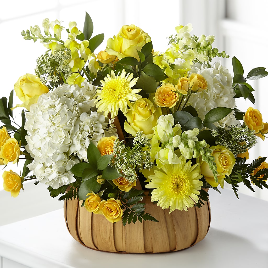 Rustic Remembrance Basket – A&L FLORAL, Hamilton NJ