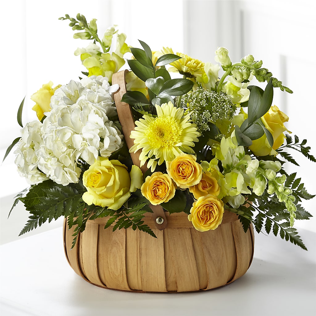 Rustic Remembrance Basket – A&L FLORAL, Hamilton NJ