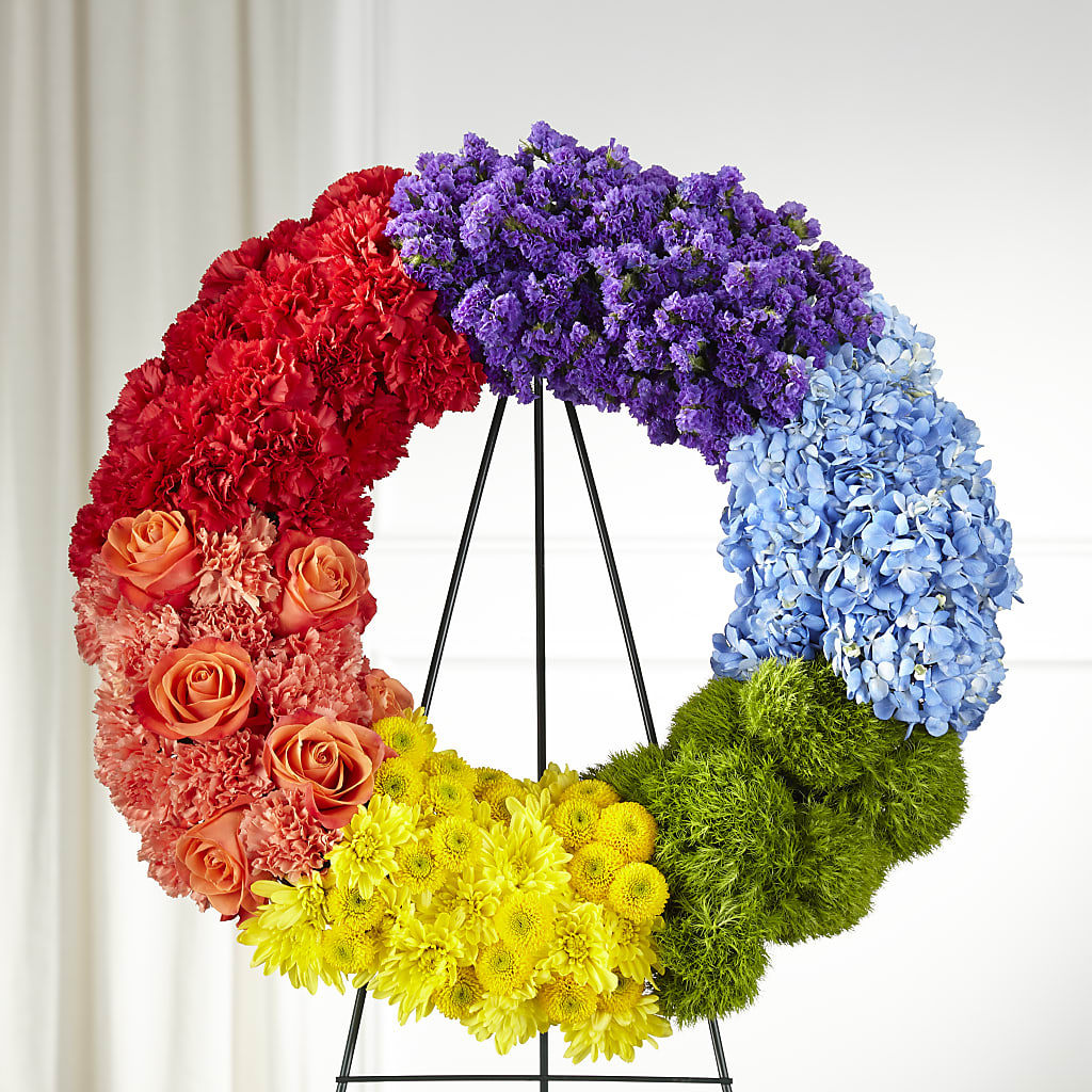 Circle of Love Wreath – A&L FLORAL, Hamilton NJ