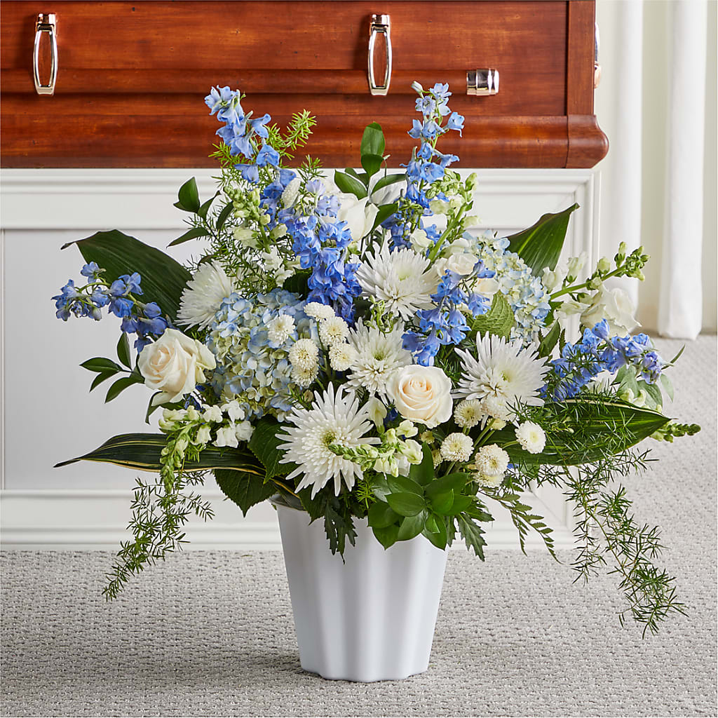 Everlasting Memories Floor Basket – A&L FLORAL, Hamilton NJ
