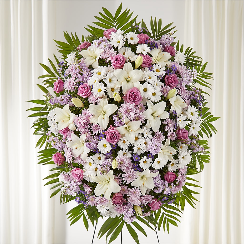 Surrounded by Love Standing Spray – A&L FLORAL, Hamilton NJ