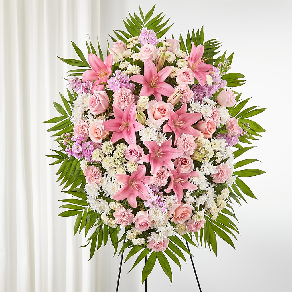 Offering Solace Standing Spray – A&L FLORAL, Hamilton NJ