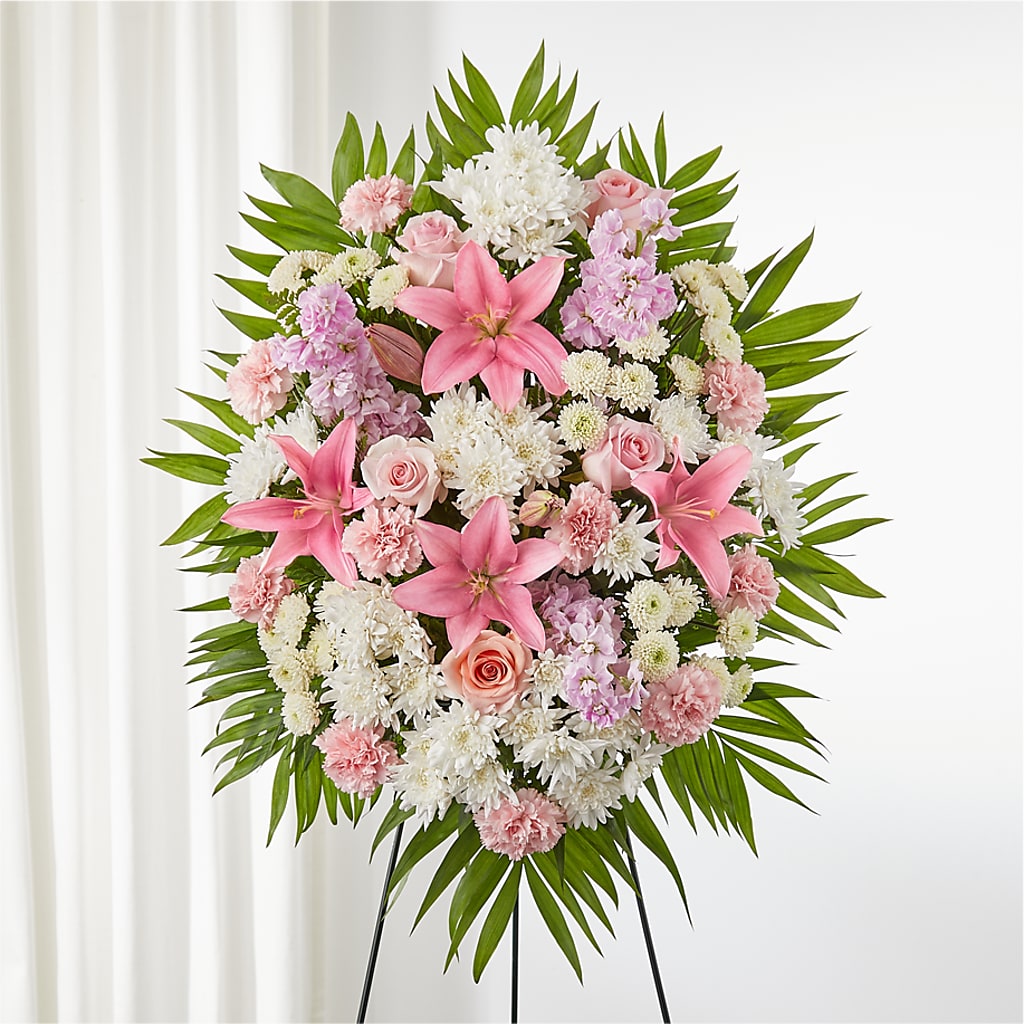 Offering Solace Standing Spray – A&L FLORAL, Hamilton NJ