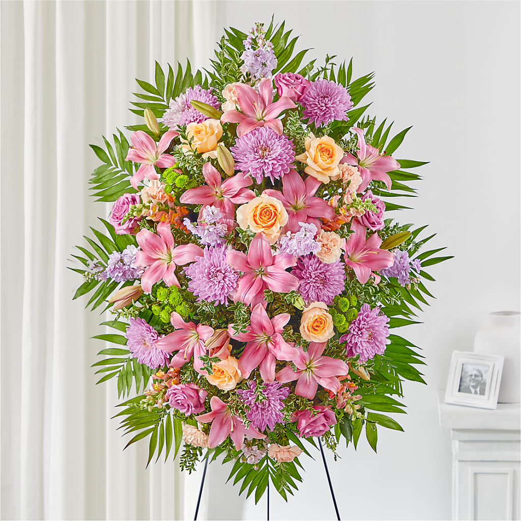 Love & Light Standing Spray – A&L FLORAL, Hamilton NJ