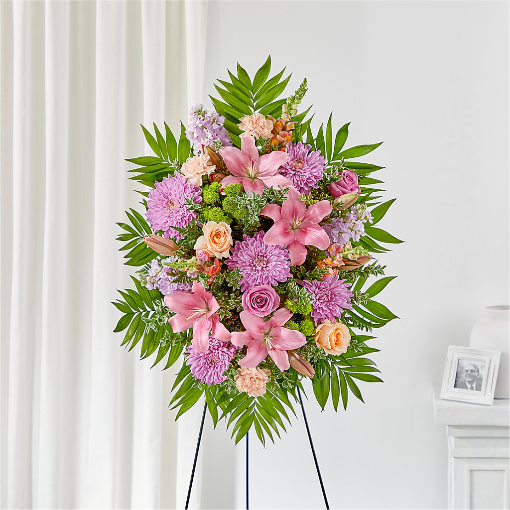 Love & Light Standing Spray – A&L FLORAL, Hamilton NJ