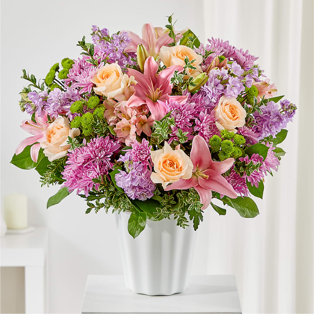 Supportive Embrace Tabletop Basket – A&L FLORAL, Hamilton NJ