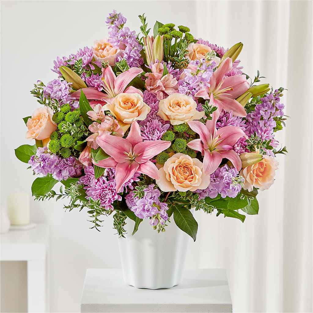 Supportive Embrace Tabletop Basket – A&L FLORAL, Hamilton NJ