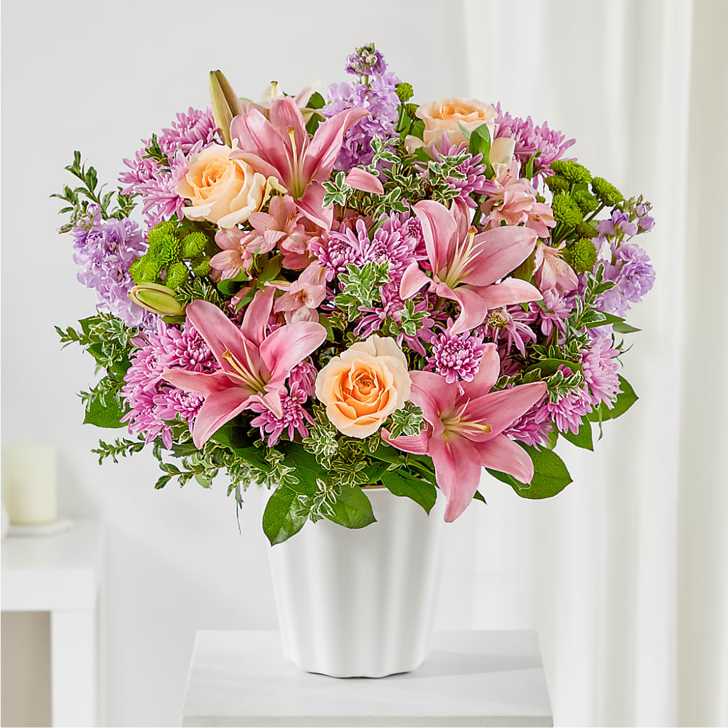 Supportive Embrace Tabletop Basket – A&L FLORAL, Hamilton NJ
