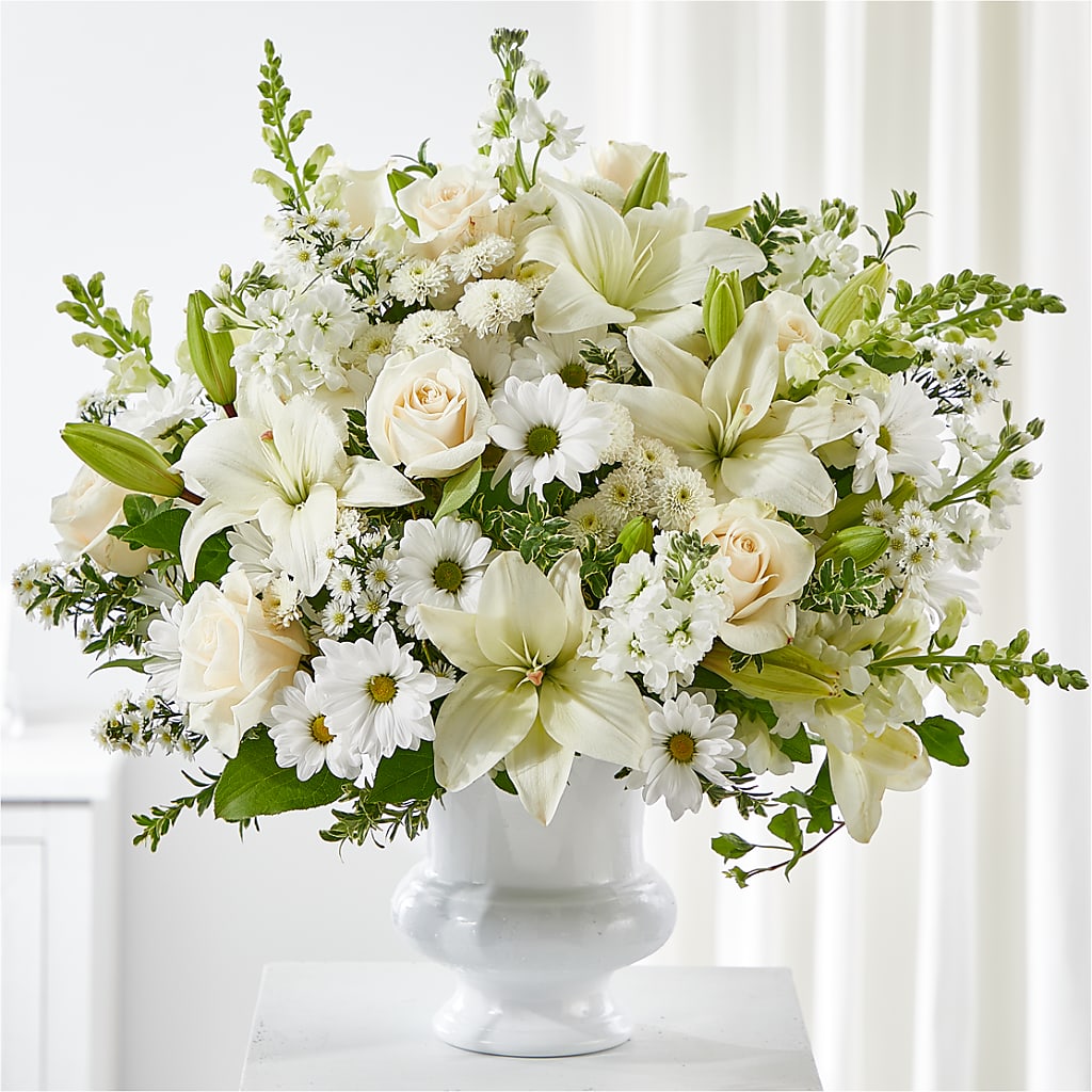 Uplifting Urn Arrangement – A&L FLORAL, Hamilton NJ