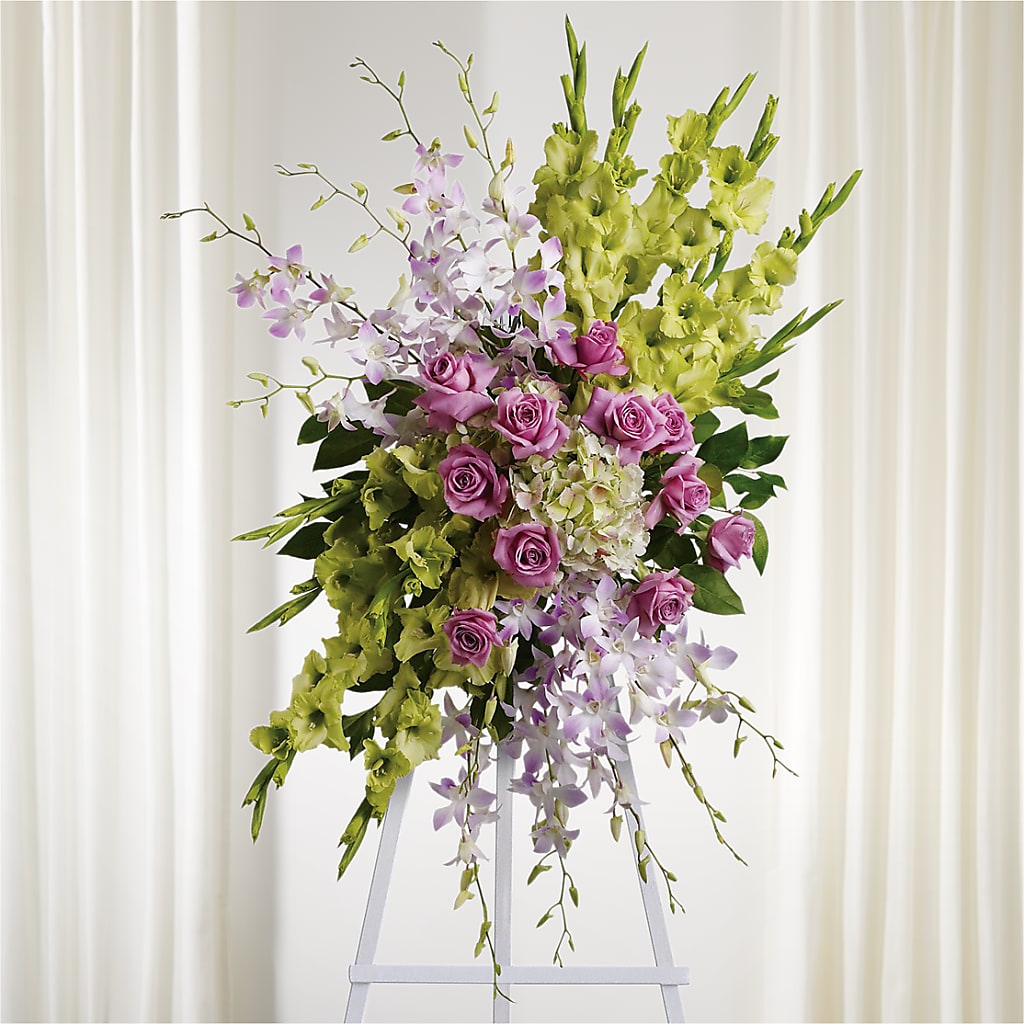 Lasting Legacy Standing Spray – A&L FLORAL, Hamilton NJ