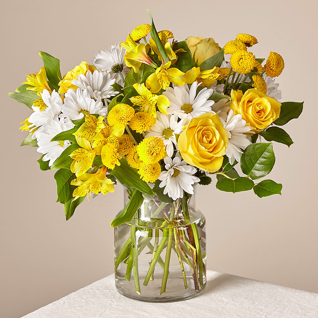 Sunny Sentiments Bouquet – A&L FLORAL, Hamilton NJ