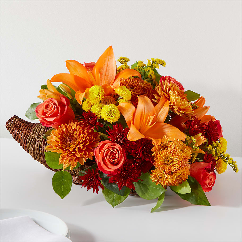 Bouquet of Blessings Cornucopia – A&L FLORAL, Hamilton NJ
