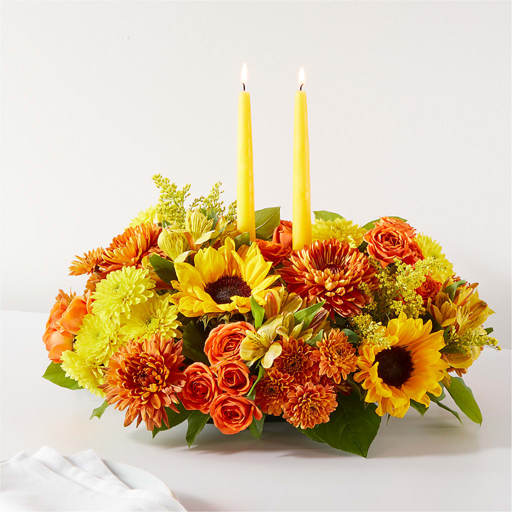 Autumn Harmony Centerpiece – A&L FLORAL, Hamilton NJ