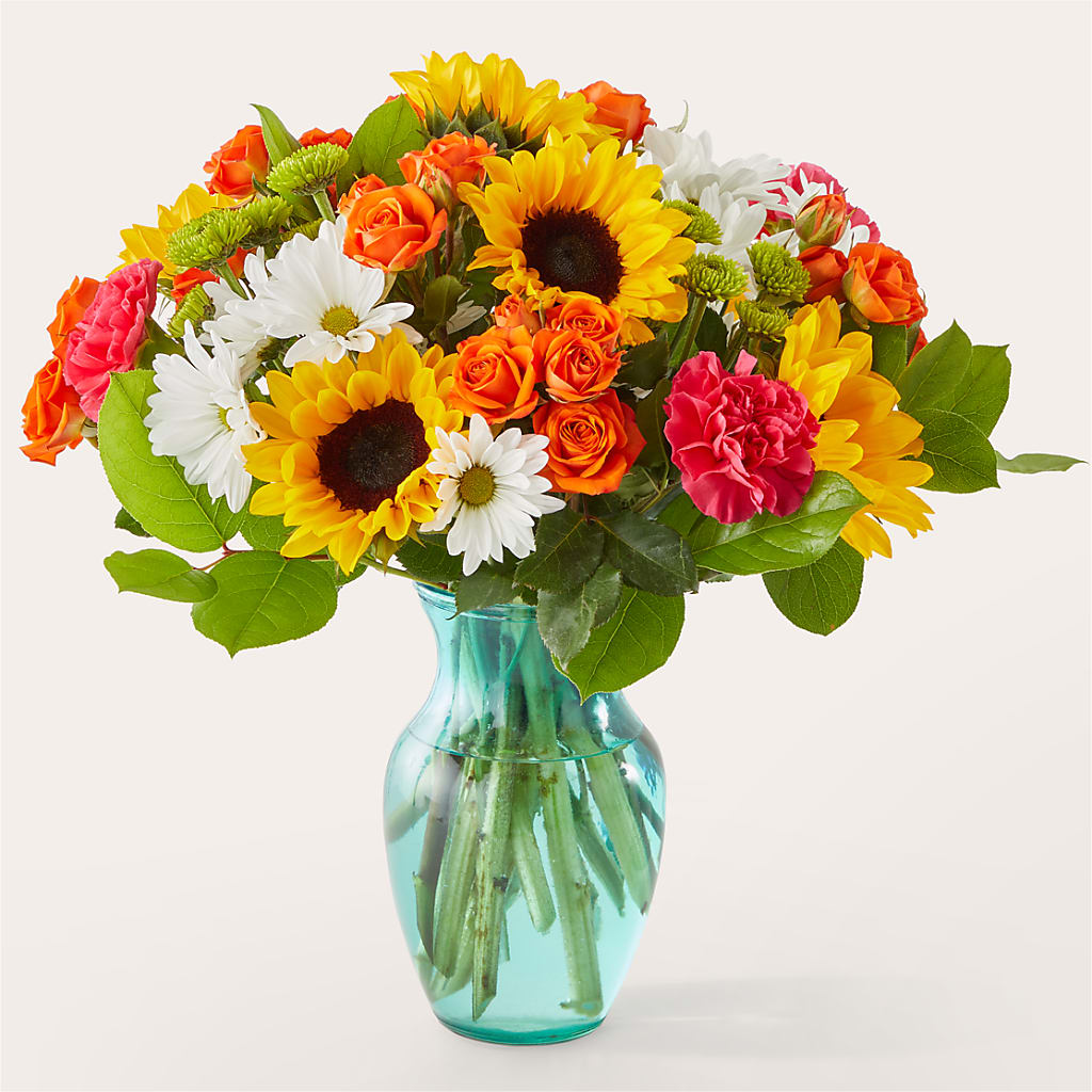 Sun-drenched Blooms Bouquet – A&L FLORAL, Hamilton NJ