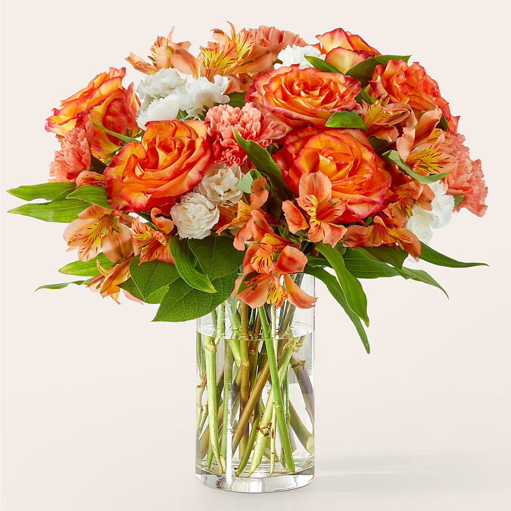 Apricot Glow Bouquet – A&L FLORAL, Hamilton NJ