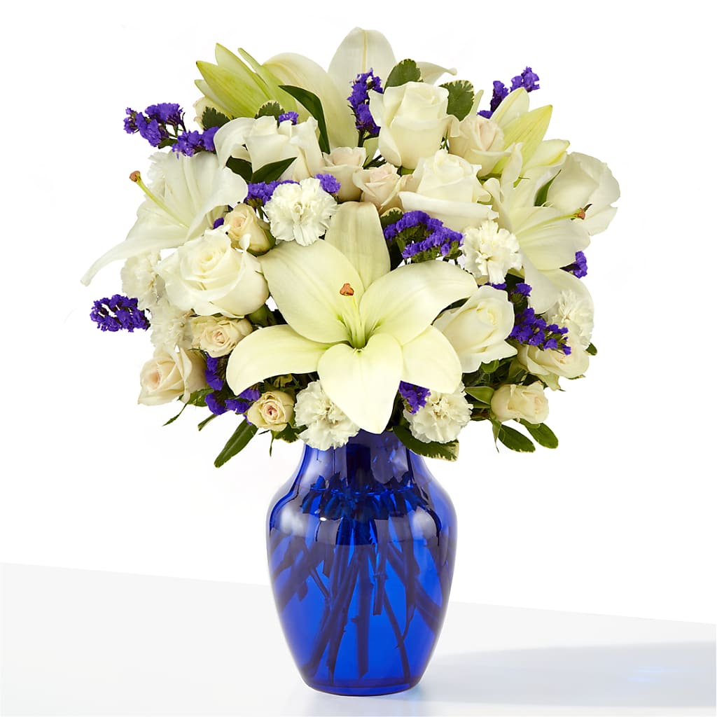 Sapphire Rush Bouquet – A&L FLORAL, Hamilton NJ