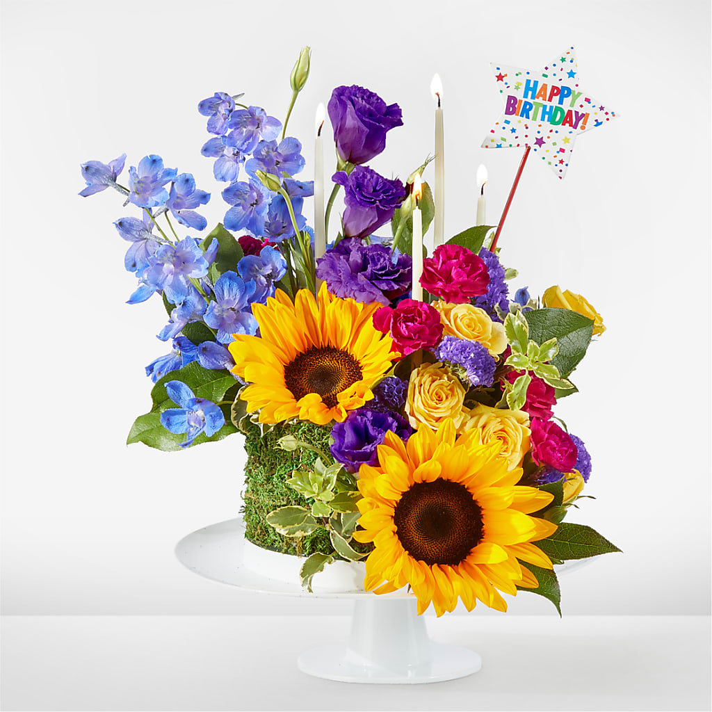 Star of the Day Floral Cake – A&L FLORAL, Hamilton NJ