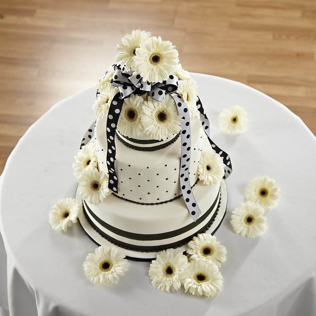 Simple Sophistication Cake Décor – A&L FLORAL, Hamilton NJ
