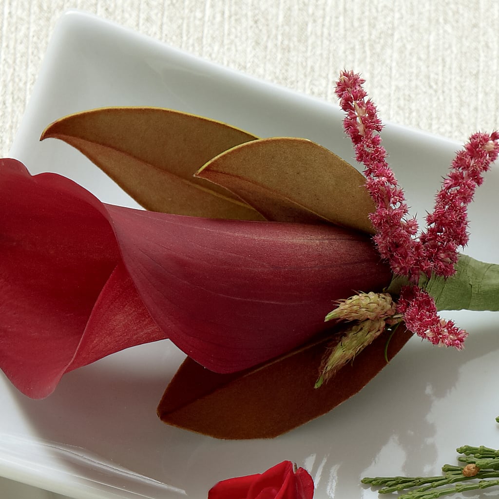 Red Calla Boutonniere – A&L FLORAL, Hamilton NJ